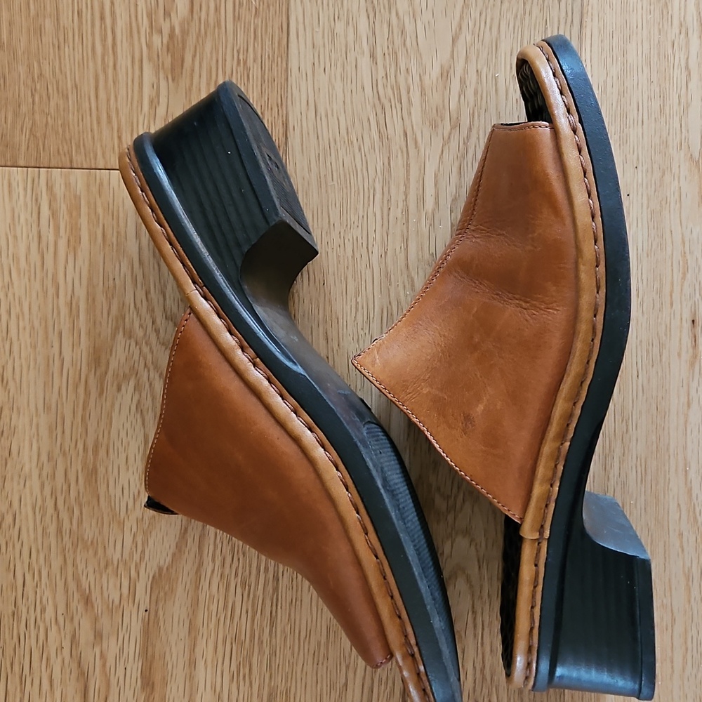 Rieker Brown Open Toe Heeled Sandals Size 9 - Picture 4 of 4